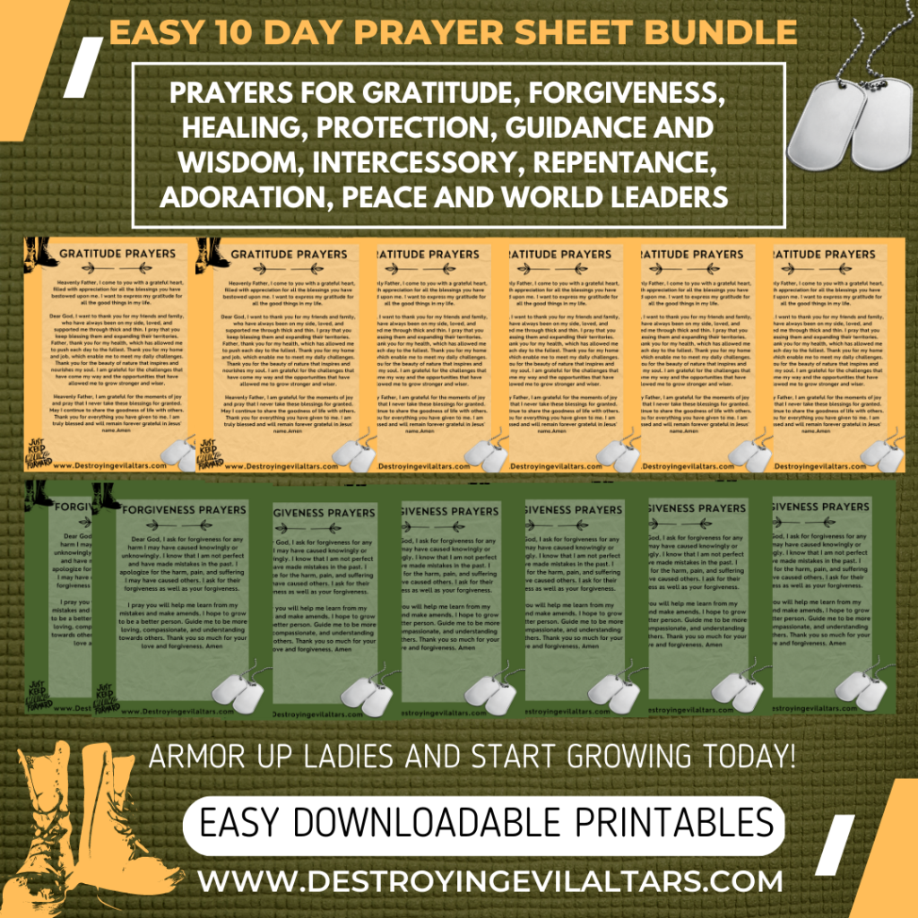 10 DAY PRAYER BUNDLE DESTROYING EVIL ALTARS