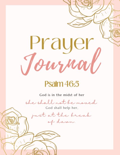 Prayer Rosy-theme Journal  (Updated Version)